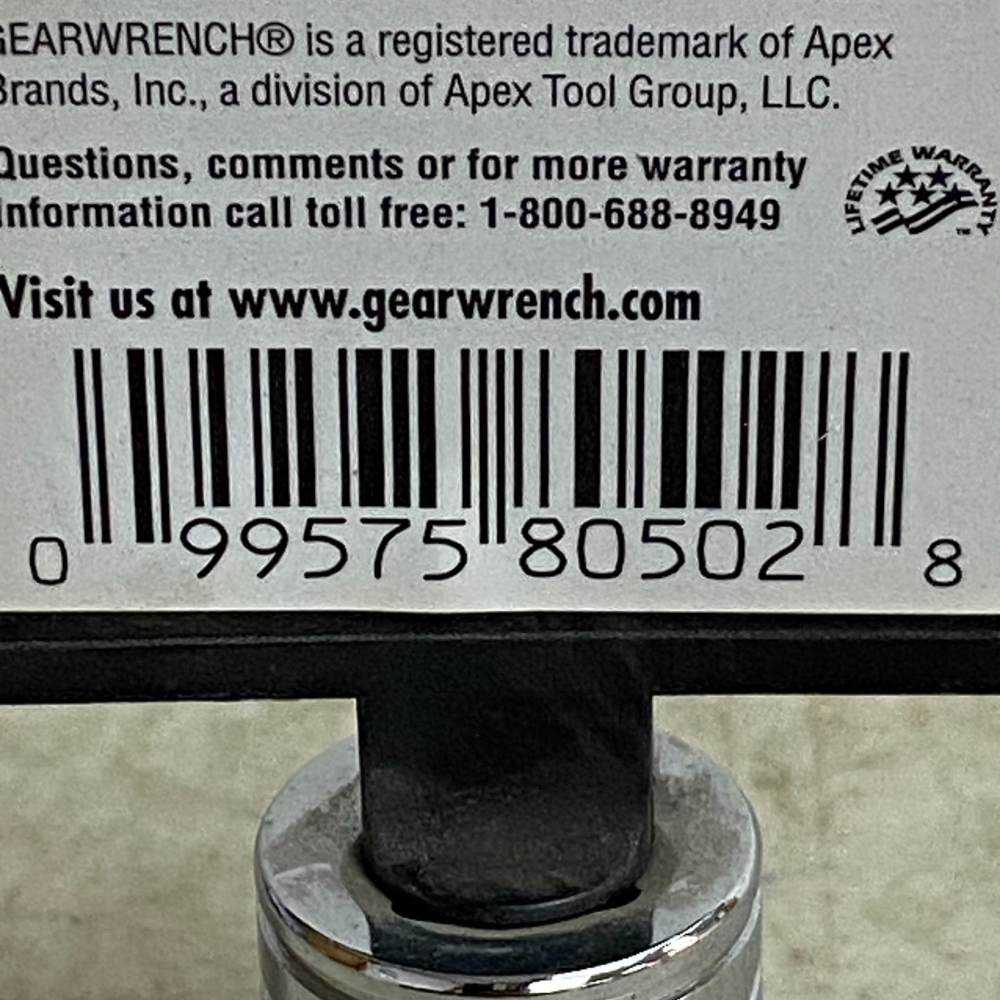GEARWRENCH 5/8″ 3/8″ Drive 12 Point SAE Chrome Socket Standard 2 pack 80502