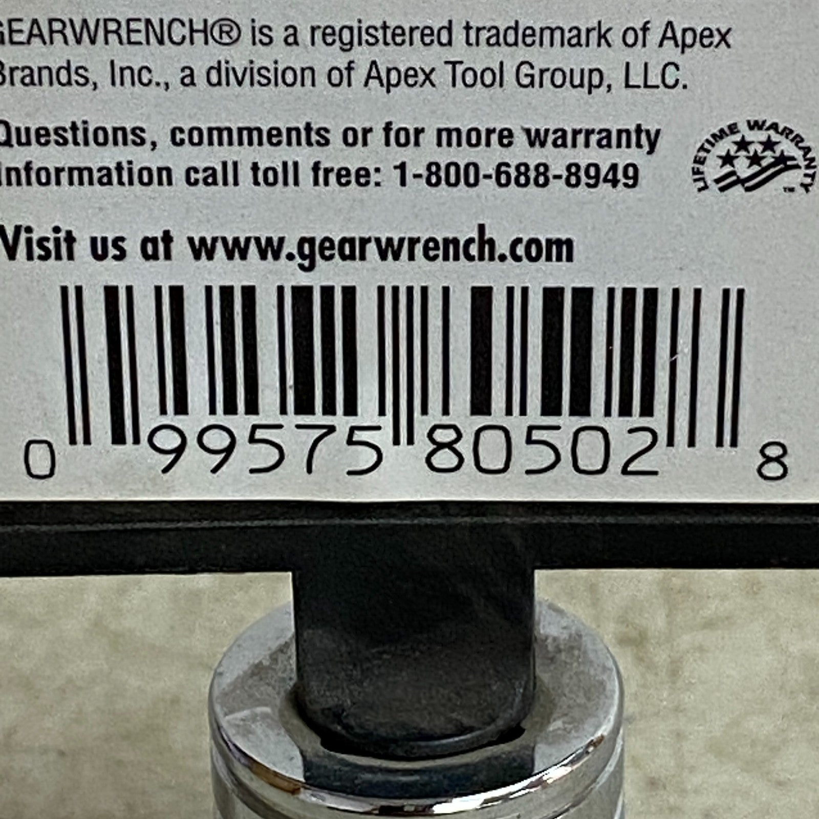 GEARWRENCH 5/8″ 3/8″ Drive 12 Point SAE Chrome Socket Standard 2 pack 80502