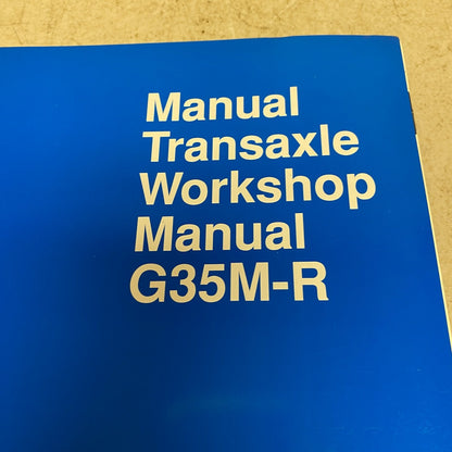 Mazda Manual Transaxle Manual G35M-R 9999-95-0G35-03 , #560-1CP
