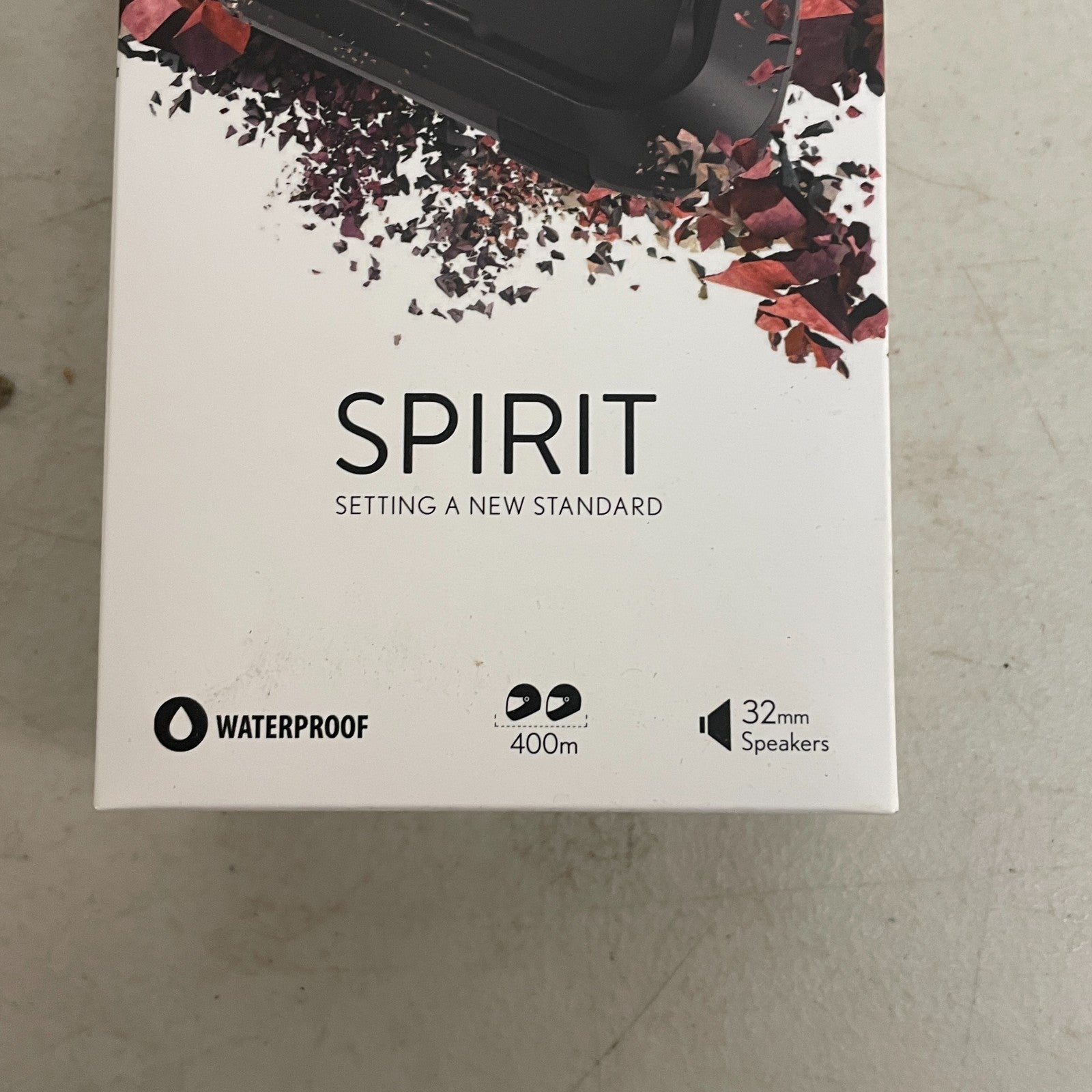 Cardo Spirit Single Bluetooth Motorcycle Intercom IP65 Waterproof SPRT0001