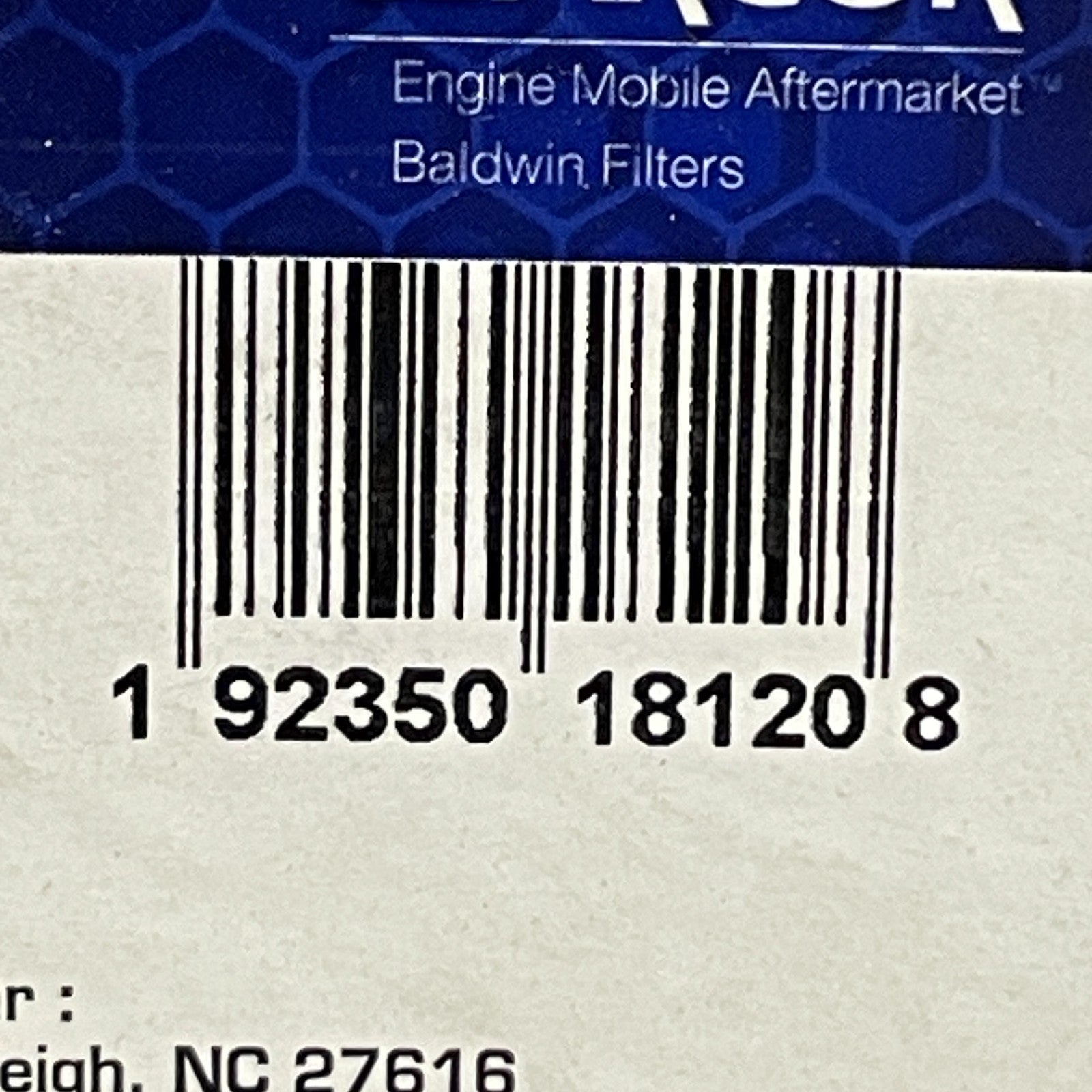 Carquest 96731 Fuel Filter Element Replaces PF823-E 4H8792 FF1117