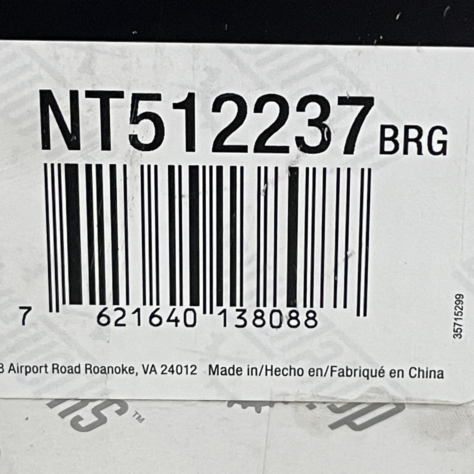DriveWorks NT512237 Rear Wheel Hub & Bearing Assembly Steel Sealed OE Replacemnt