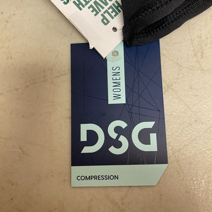 DSG Womans Compression Tank Sleeveless Pure Black Solid Relaxed DAW20506WP