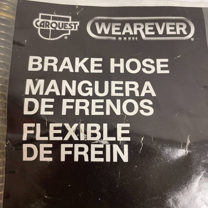 Carquest Wearever BHA38109 Brake Hose Assembly with Copper Washers & Guards