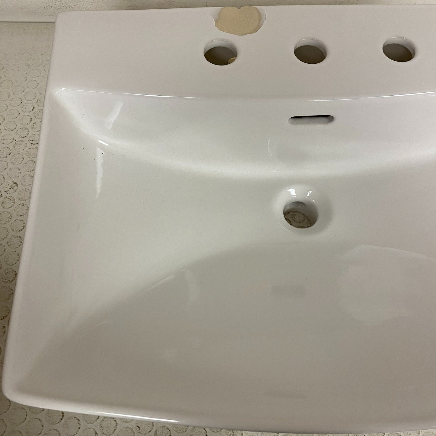 Signature Hardware Pentero 23″ x 18″ Fireclay Pedestal Sink White SHPE348WH