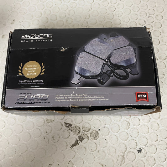 Akebono Euro Premium Ceramic Front Disc Brake Pads EUR1549 for Audi Volkswagen