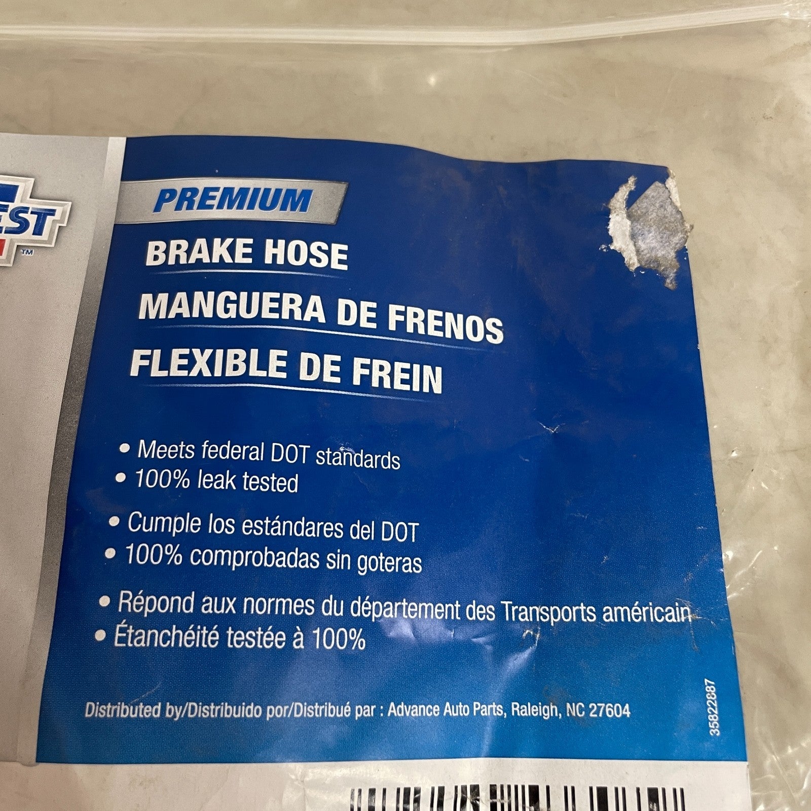Carquest Premium BHA38429 Brake Hose Assembly Banjo to Female Ends
