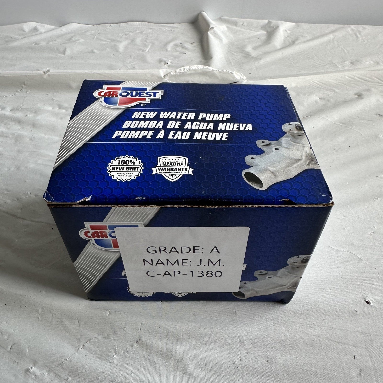 Carquest T1183 Engine Water Pump w Gasket