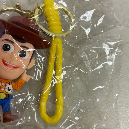 Disney Toy Story Woody 3D Silicone Keychains Bags Hanger Pendant Key Rings New!