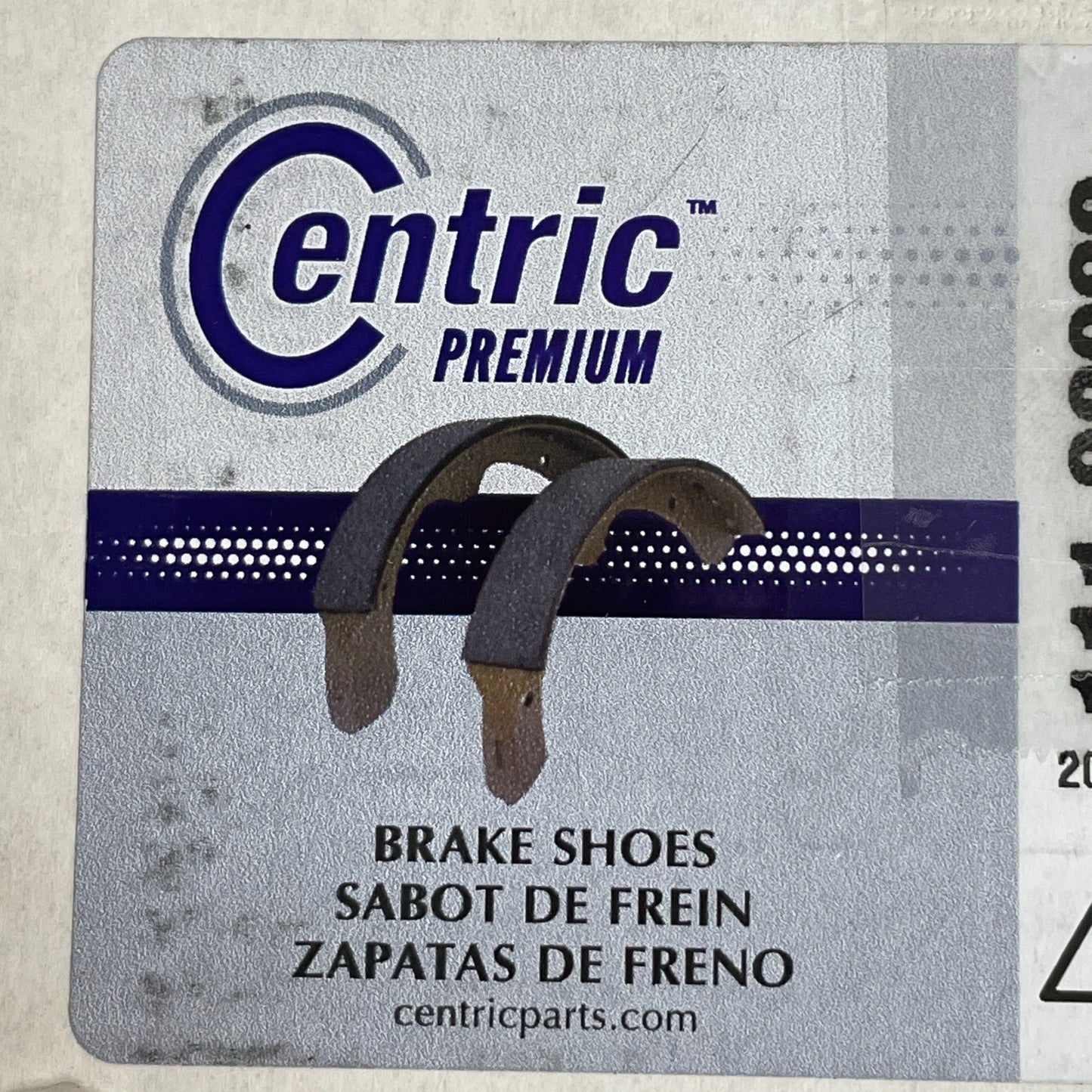 Centric 111.08900 Premium Rear Parking Brake Shoe Set for BMW Models OE Quality