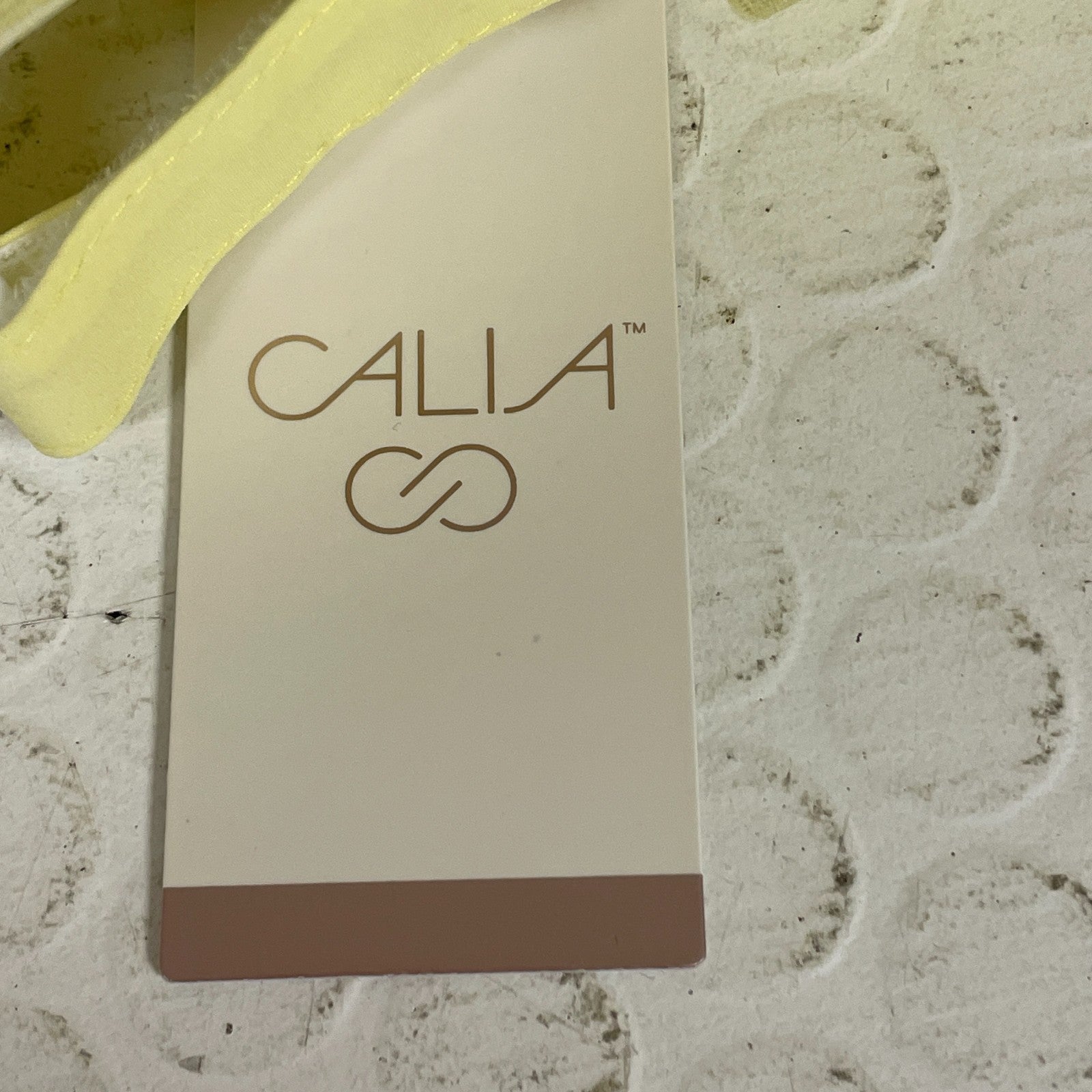 CALIA Women’s Ponytail Cap Light Yellow CAC8004 NWT Adjustable Hat One Size