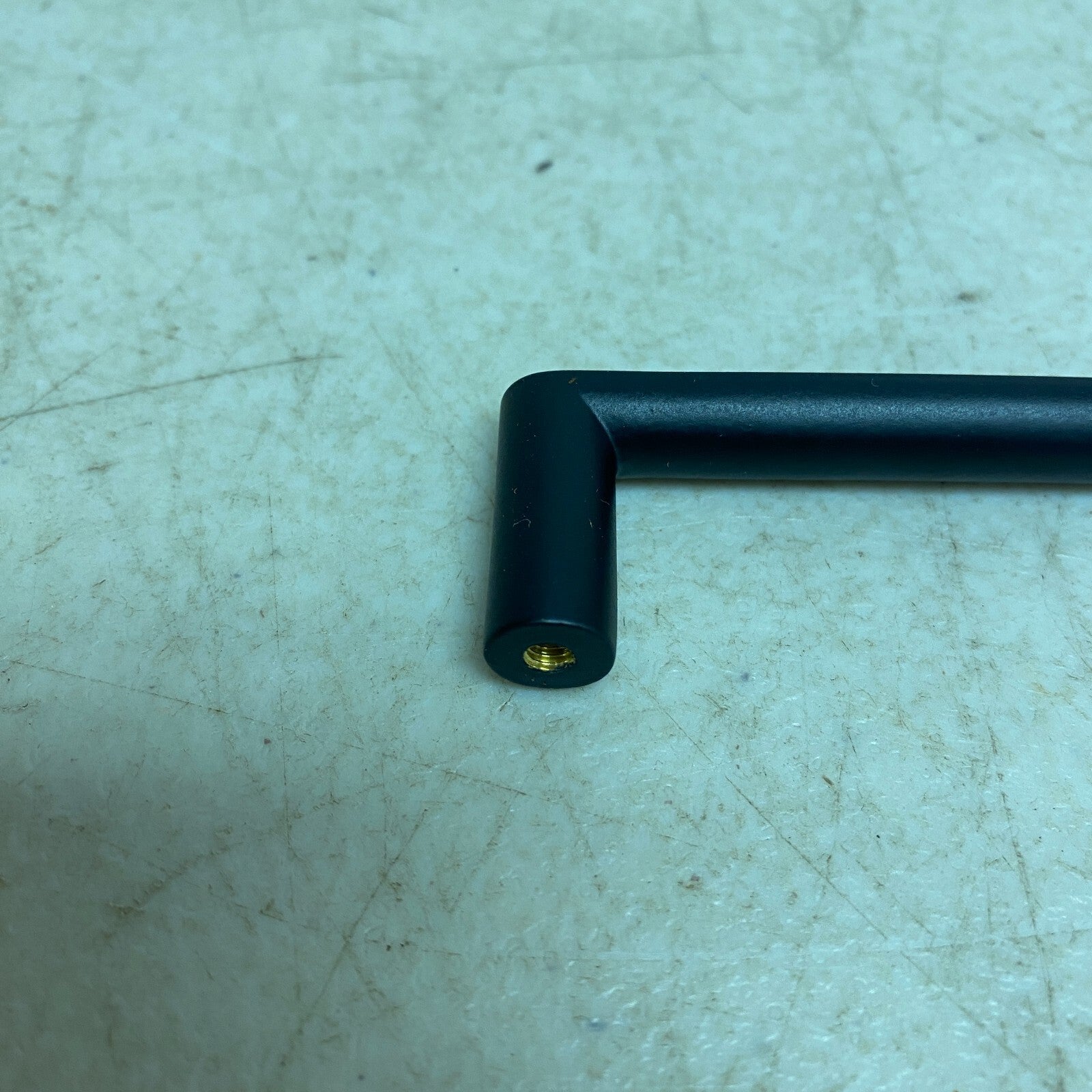 Signature Hardware 3-3/4" Novak Brass Cabinet Pull - Matte Black