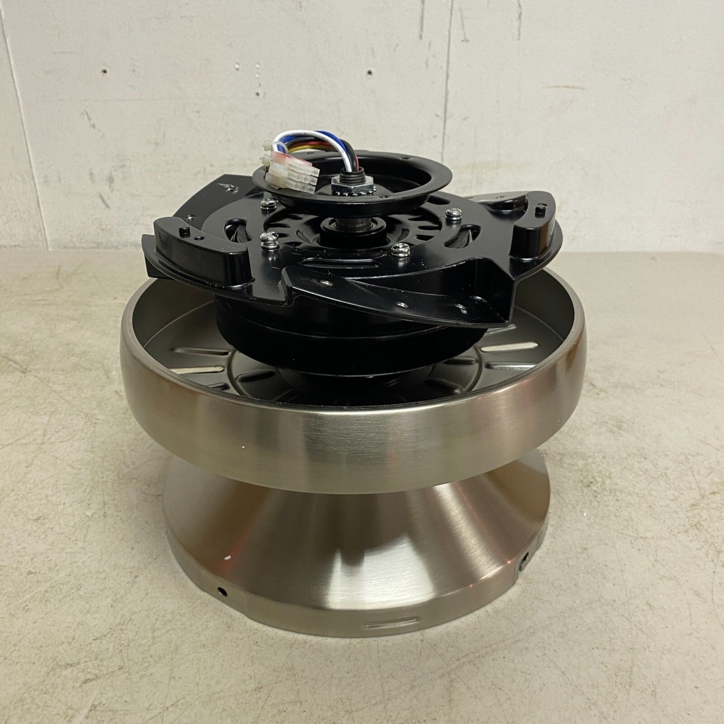 Harbor Breeze Mazon Brushed Nickel Finish Ceiling Fan 44 inch Model # 0807421