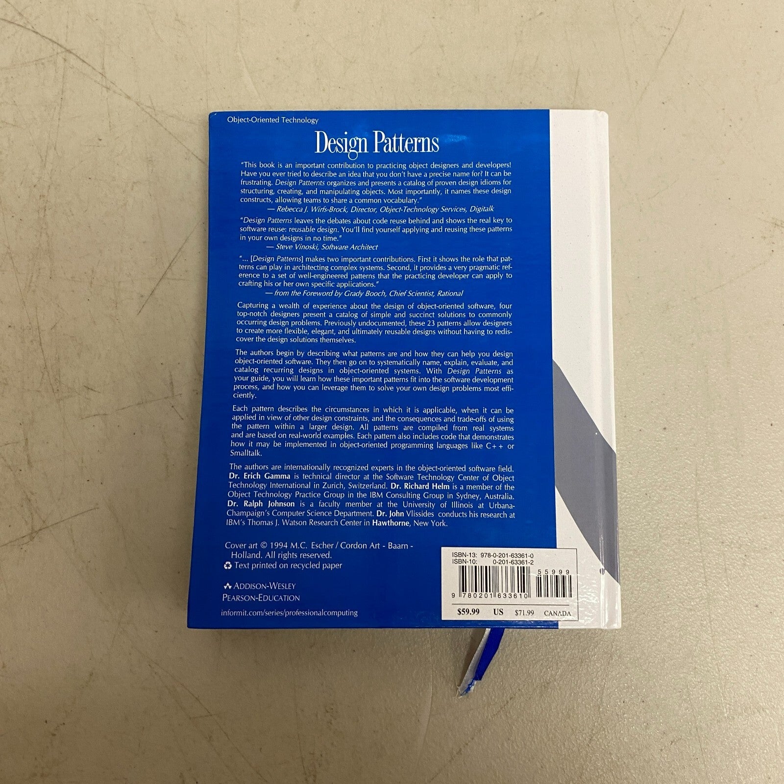 Design Patterns: Elements of Reusable Object-Oriented Software