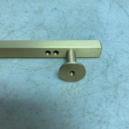 Signature Hardware 8" Diehl Adjustable Brass Cabinet Pull - Satin Brass