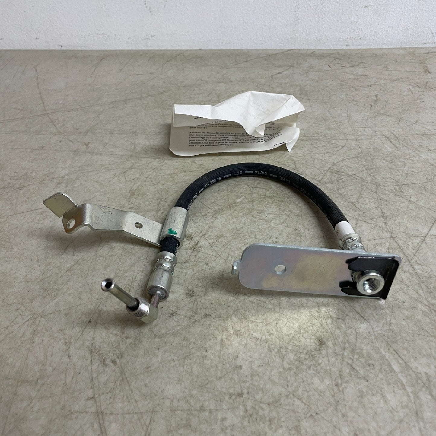 Carquest BHA380308 Brake Hose 14.75" Female to Banjo Hydraulic Line