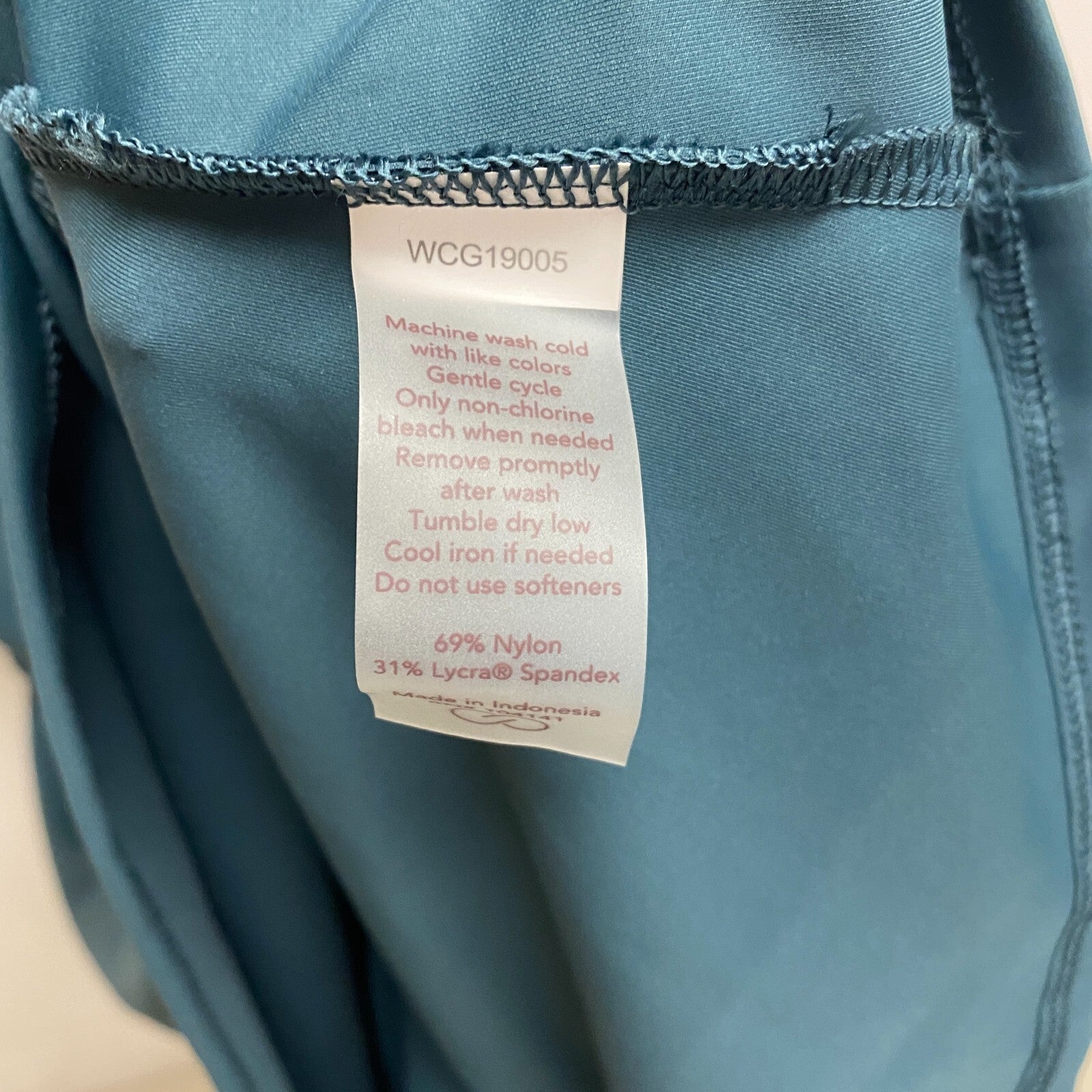 CALIA SLVS Power Move Relaxed Smart V-Neck Dress Deep Aqua WCG19005