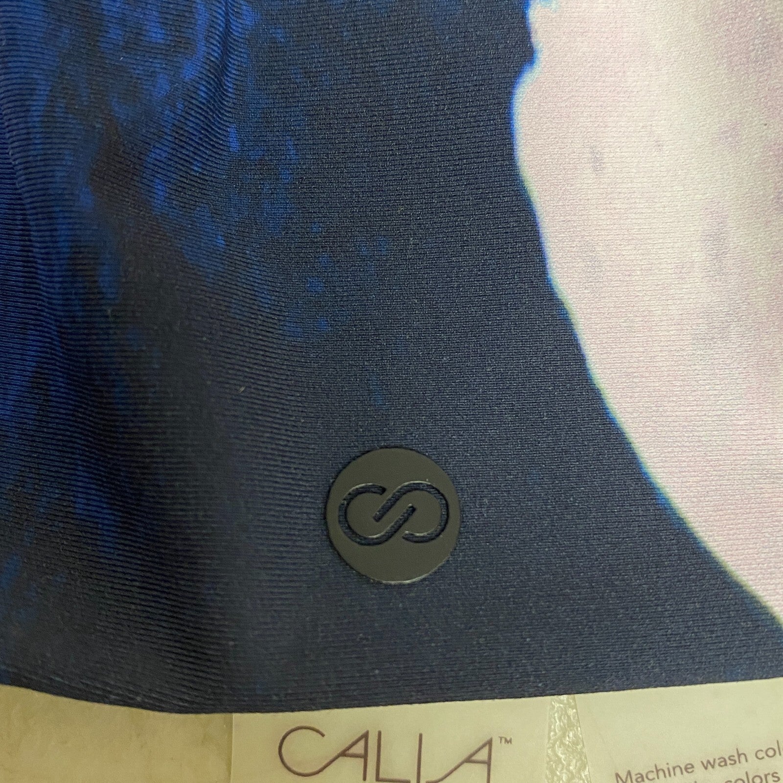 CALIA Power Sculpt Mid Rise Swim Bottom Painterly Floral Multi WSA22410PRT