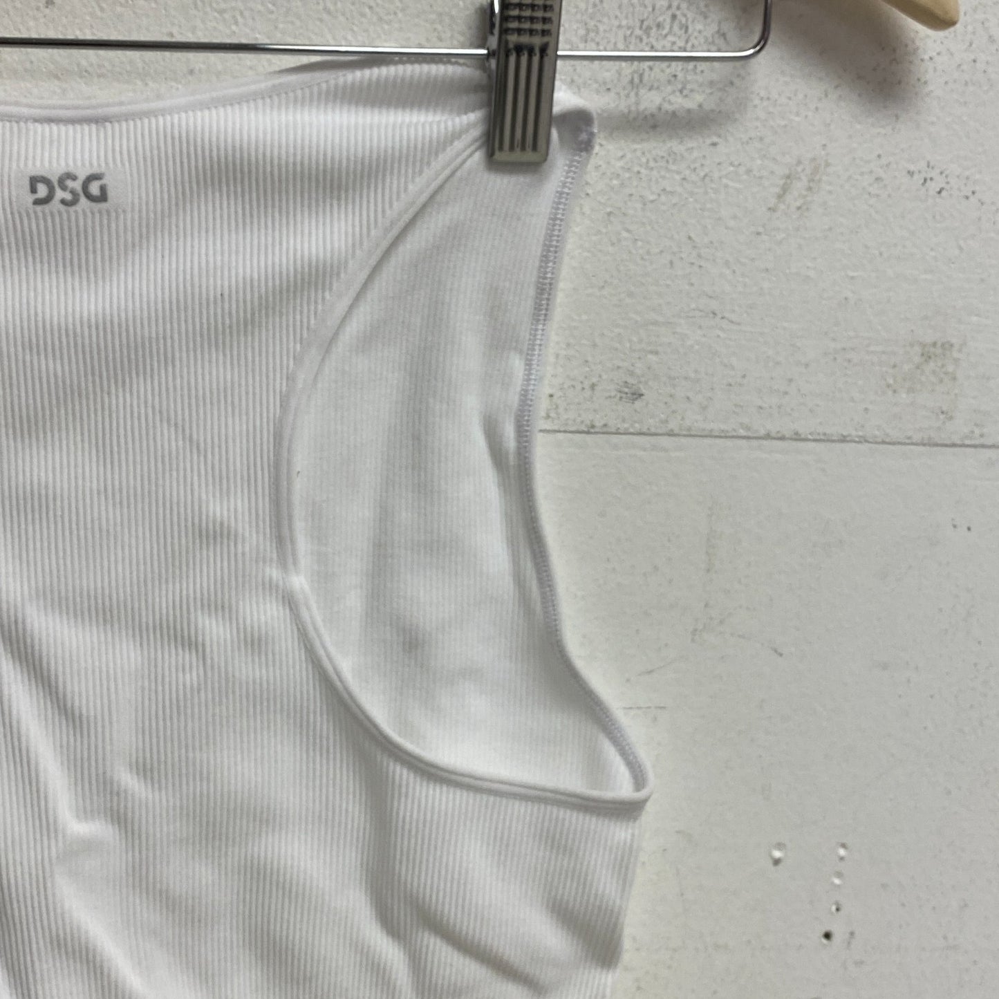 DSG Womens Highneck Brami Pure White DAW12710 BRAND NEW