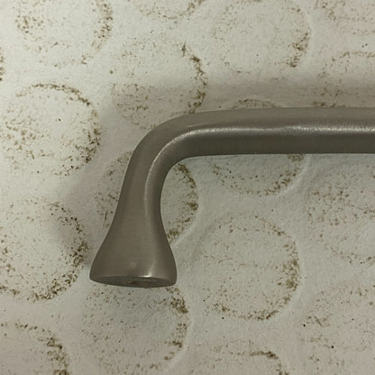 Signature Hardware 5-1/8" Orvin brass cabinet pull - brushed nickel SH551072BN