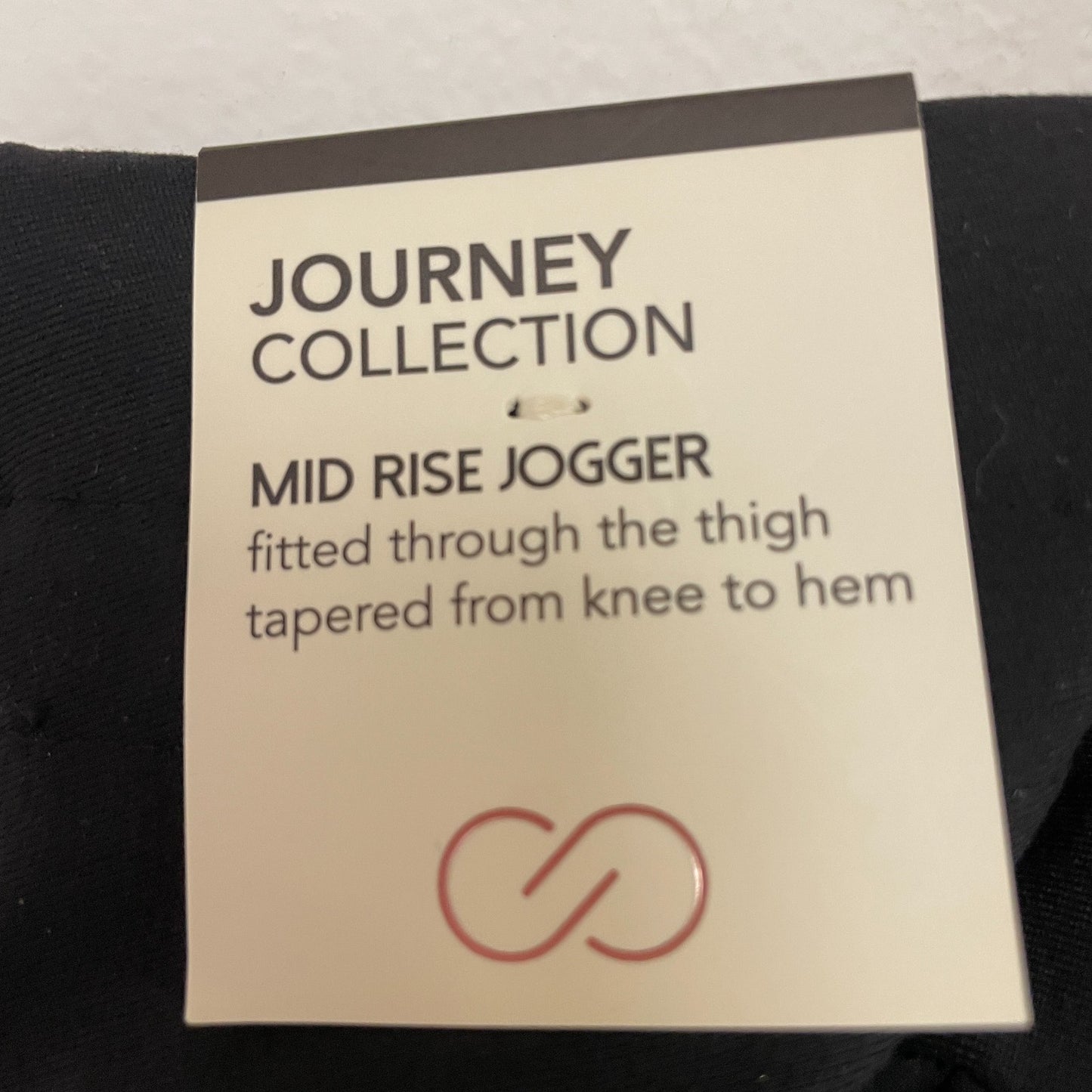 Calia Womenâs TrueLight Mid Rise Cargo Jogger Pants Pure Black WAX12189WP