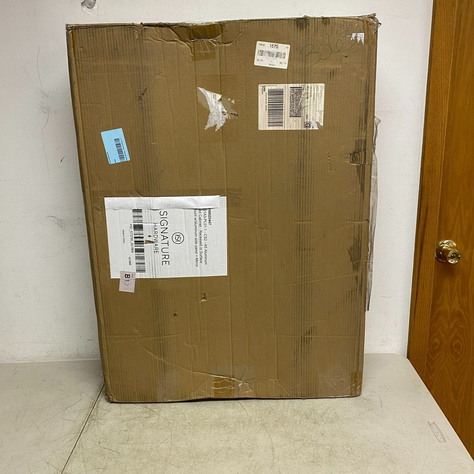 Signature Hardware CSIA3-PL01-1-CS2-A5 Aluminum Med Cabinet - Recessed or S,,,,,