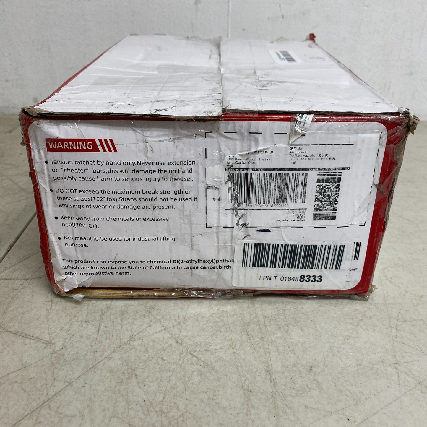 Autofonder Wheel Chock 4-Pack w/ 2x9ft E-Track Tie-Down Kit 4500lb