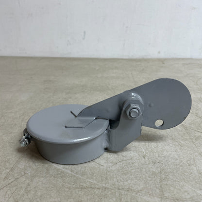 ANTHES 44Z123 Exhaust Rain Cap Steel Gray Powder-Coated Bolt Mount Heavy Duty