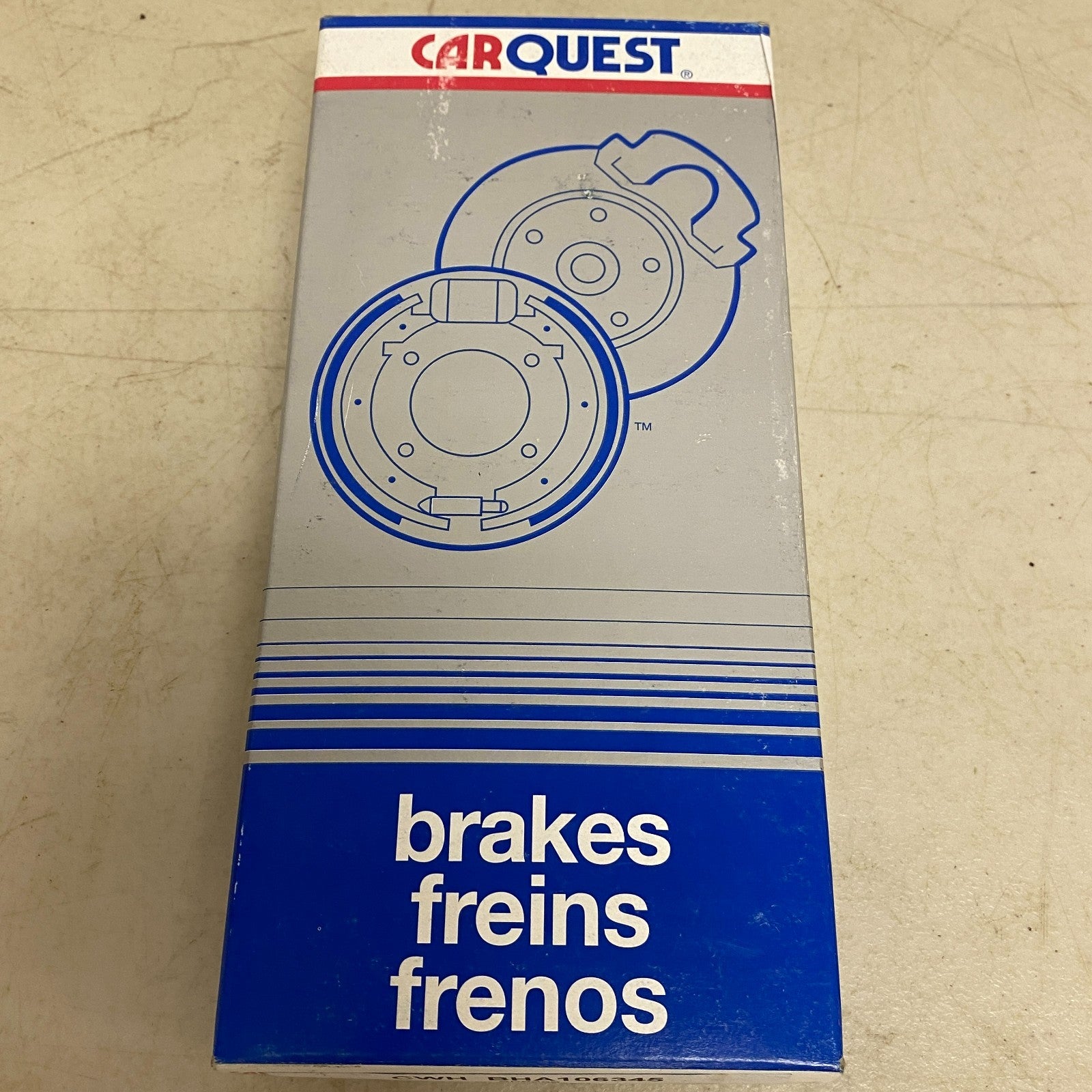 CARQUEST Brake Hydraulic Hose Assembly Black EPDM Rubber Model BHA106345