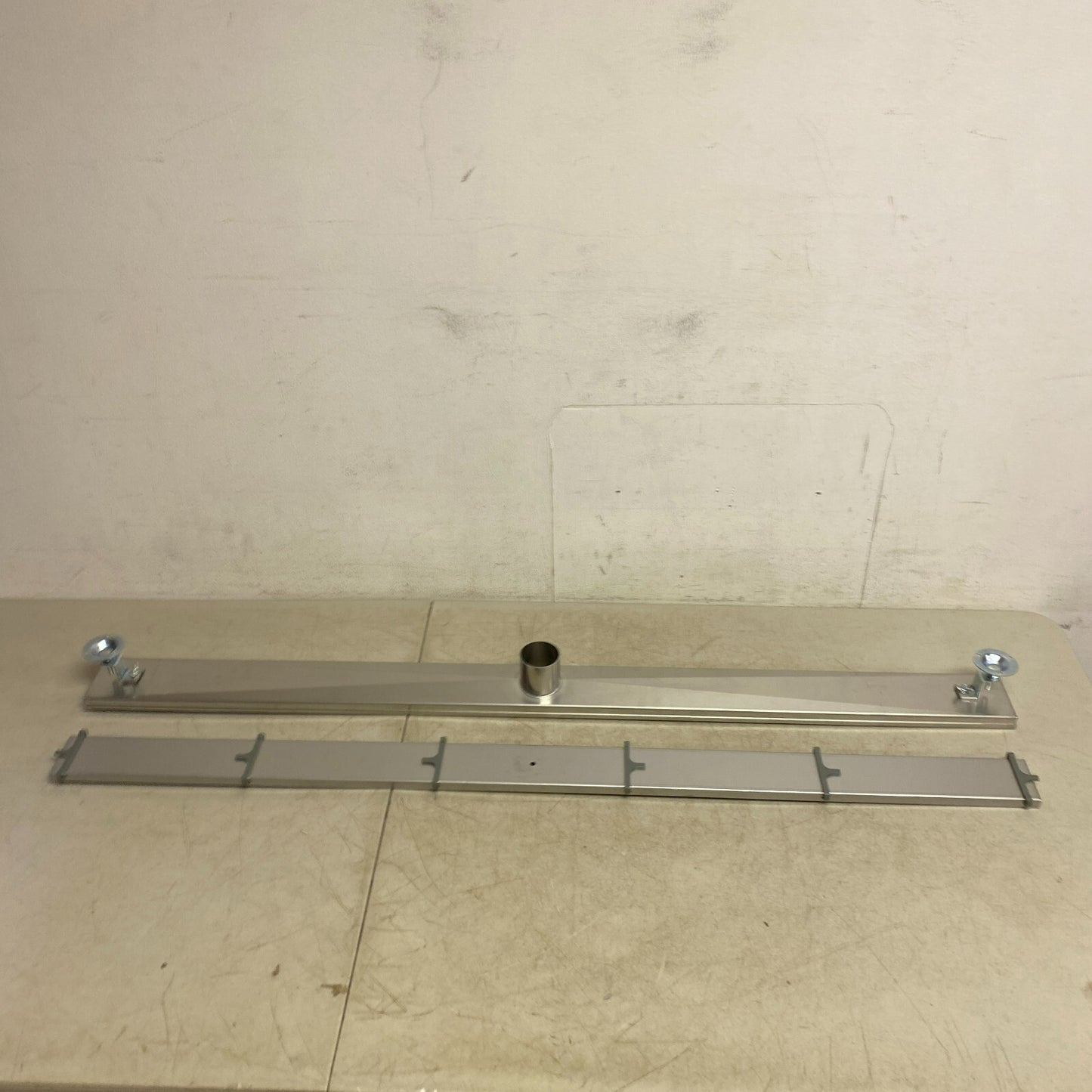 Signature Hardware 48" Cohen Linear Tile-In Shower Drain - Brushed Stainless S..