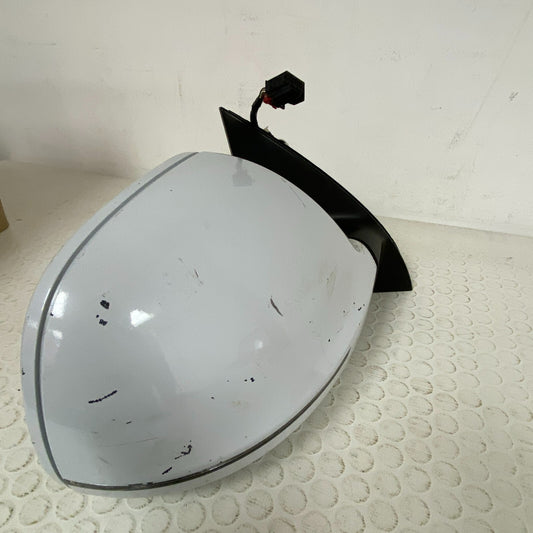 2007 - 2009 AUDI Q7 4L FRONT RIGHT PASSENGER EXTERIOR REAR VIEW MIRROR WHITE OEM