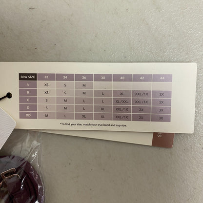 Calia Women's Swim Collection Bikini Top Bandeau Tankini Wine WSA23304 New!