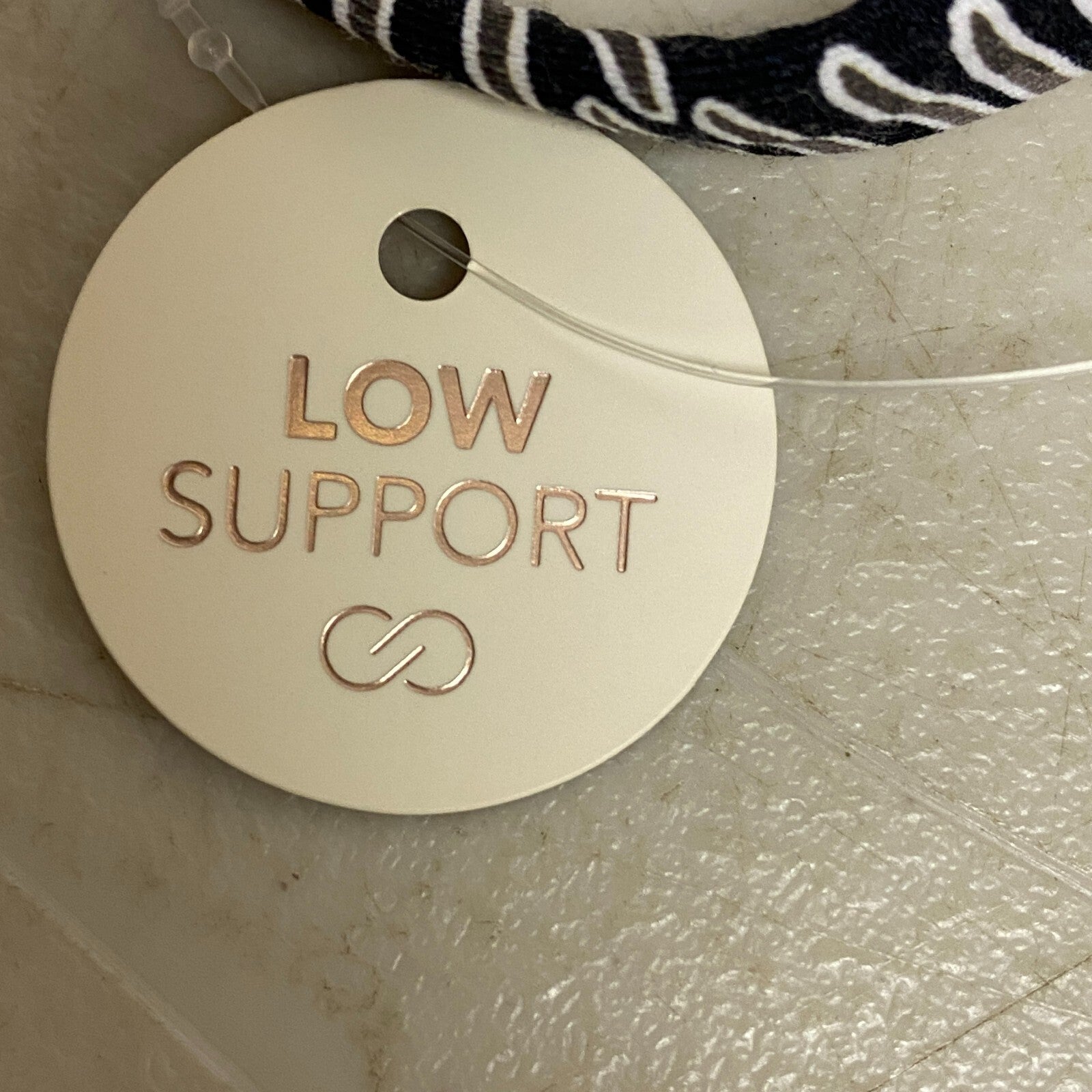 Calia Womens Triangle Low Support Bikini Top Black Combo Floral WSA23201PRT