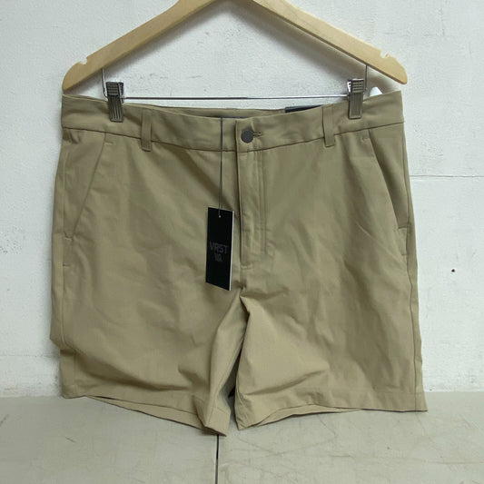 VRST Men's 7 Inseam Slim Fit Limitless Shorts Sandy Clay MAX2004167 New!