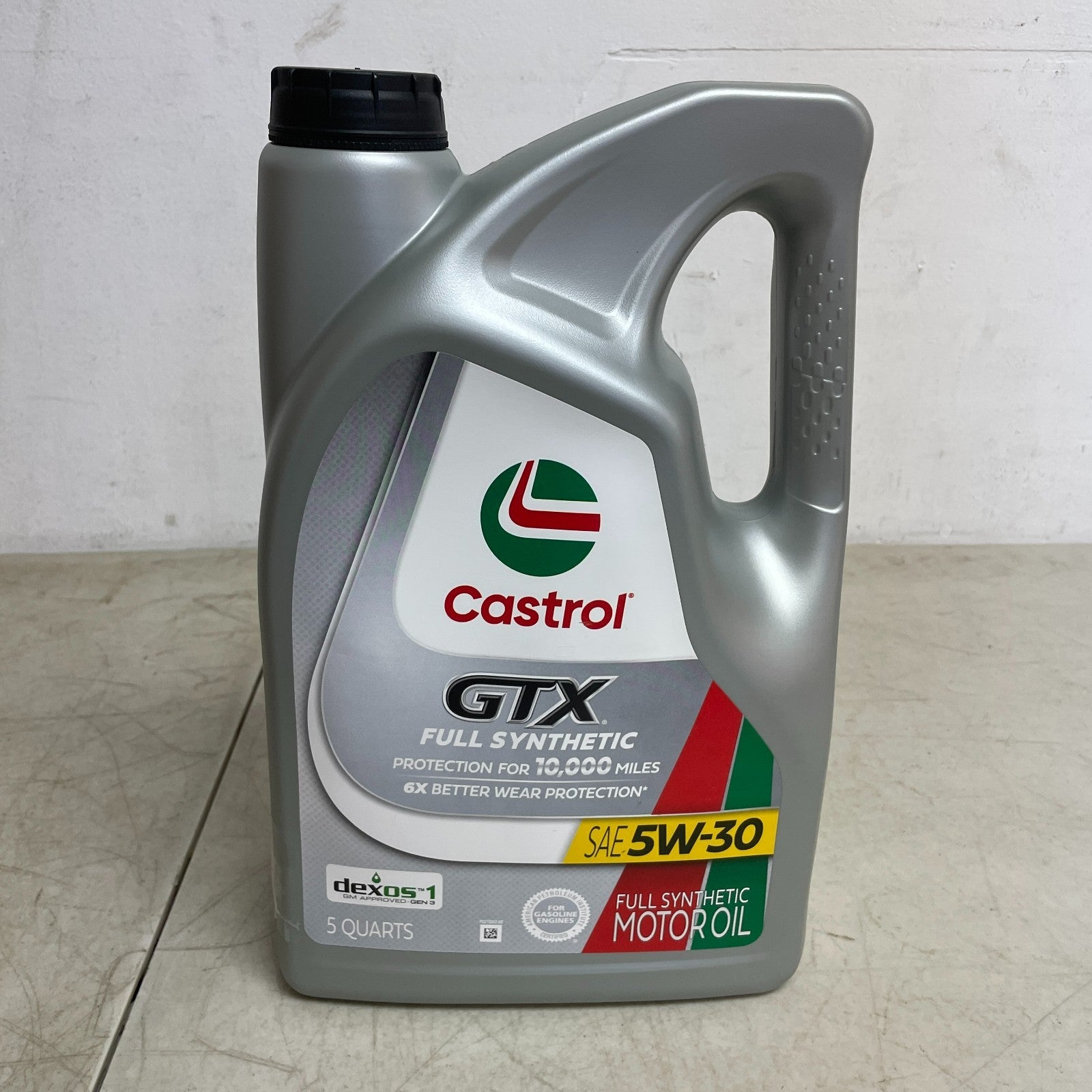 Castrol GTX Full Synthetic 5W-30 Motor Oil 5 Quart Jug Advanced Protection