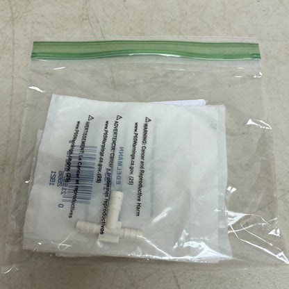 EDELMANN Plastic Vacuum Tee Fitting 5‑Pack 717334