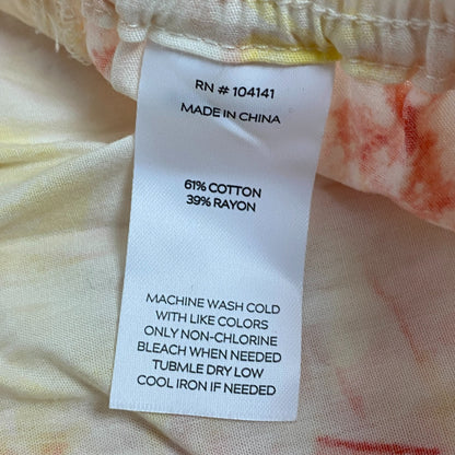 Alpine Design Womens Camping Shorts Soft Peach/Floral ADW13808