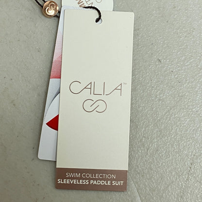 Calia Women's Swim Collection Sleeveless Paddle suit Wine WSA23112 Brand New!