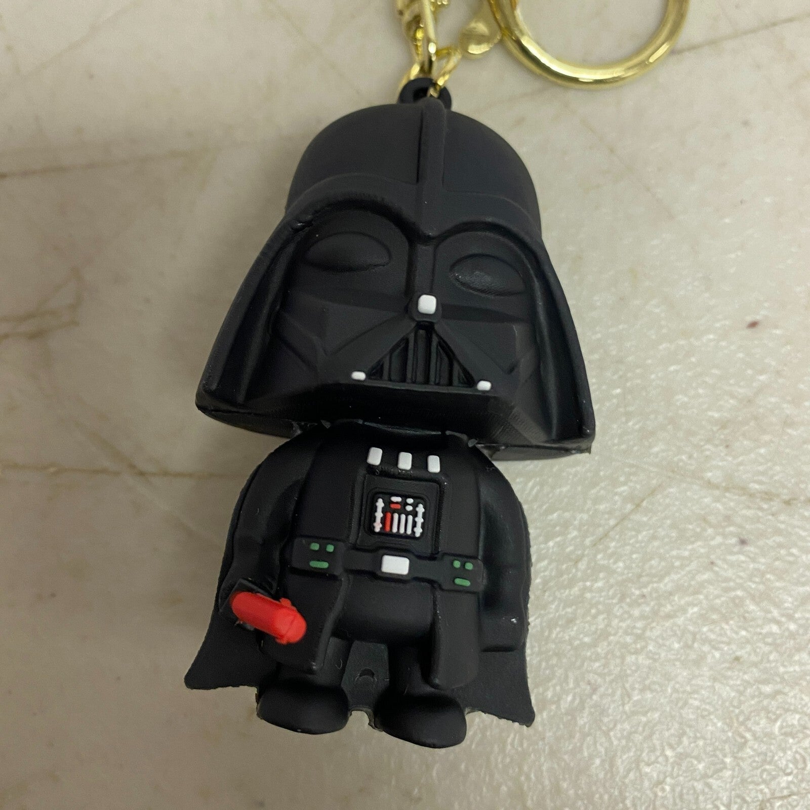 Assorted Silicone Star Wars Keychain With Darth Vader Accessory