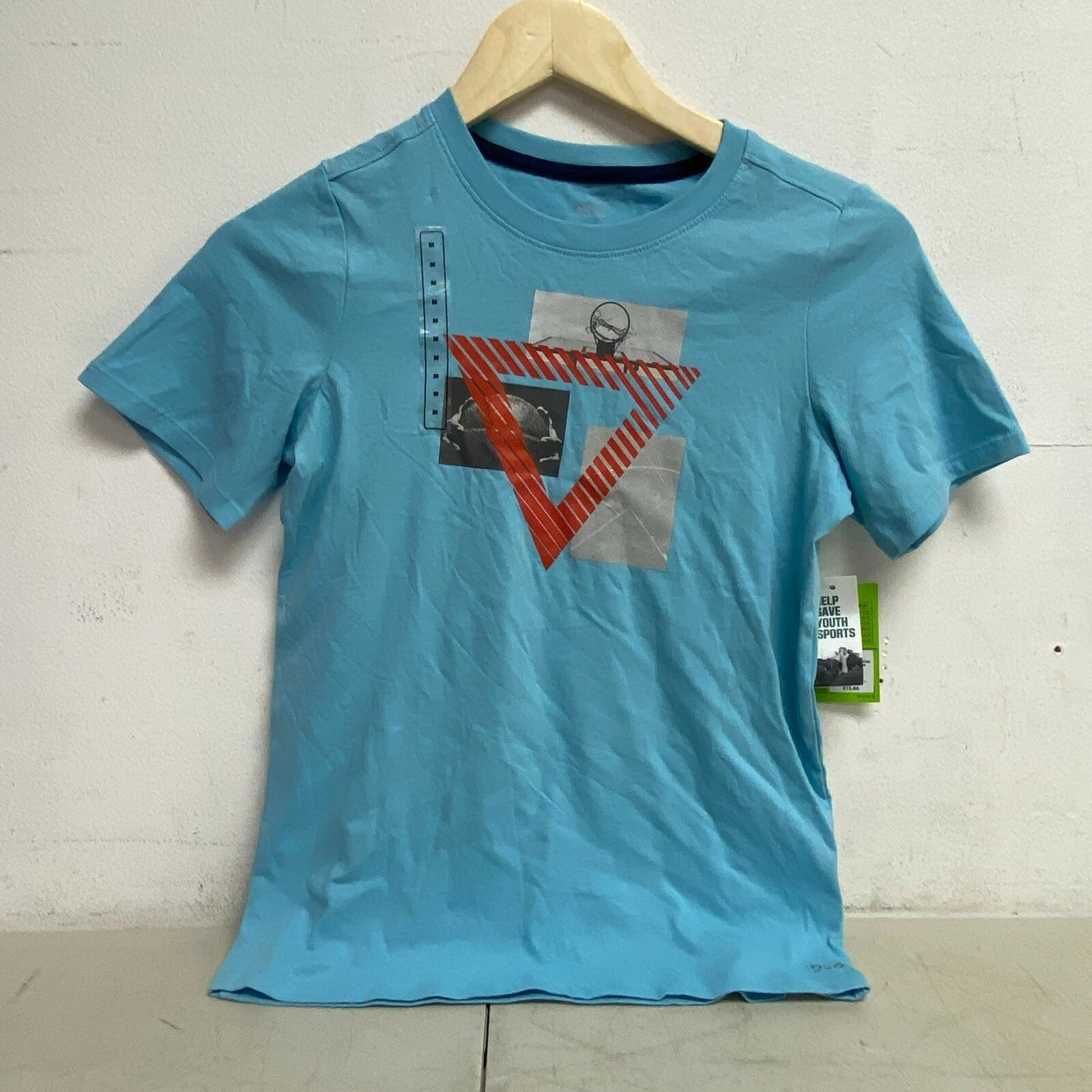 DSG Boys' Cotton Graphic T-Shirt Capri Ocean Geo Net Short Sleeve DAB21108