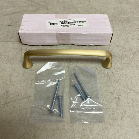 Signature Hardware 5-1/8" Orvin Brass Cabinet Pull - Satin Brass