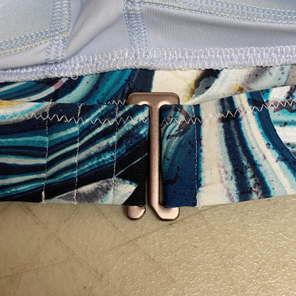 CALIA Womens RacerBack High Support Long Line Bikini Top TerrainTeal WSA22223PRT