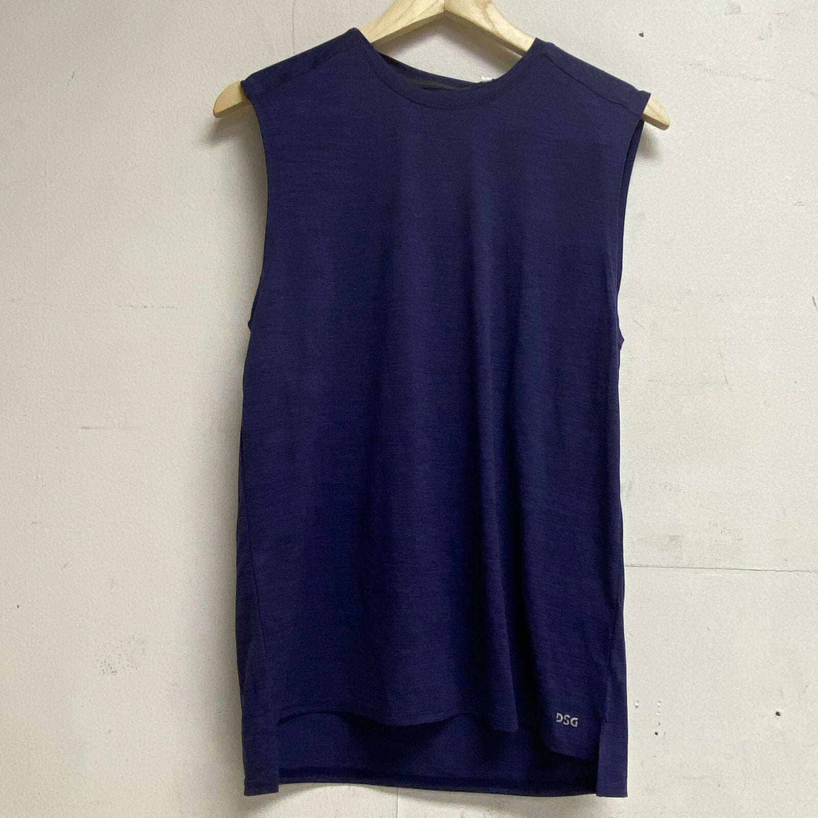 DSG Men's Movement Muscle Tank Midnight Purple/Black Solid Training DAM12115