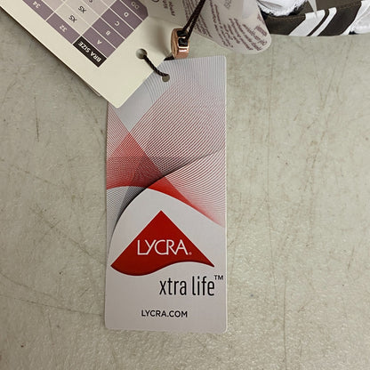 Calia Women's Tie Back Bikini Top Variegated Stripe White/Brown WSA23200PRT