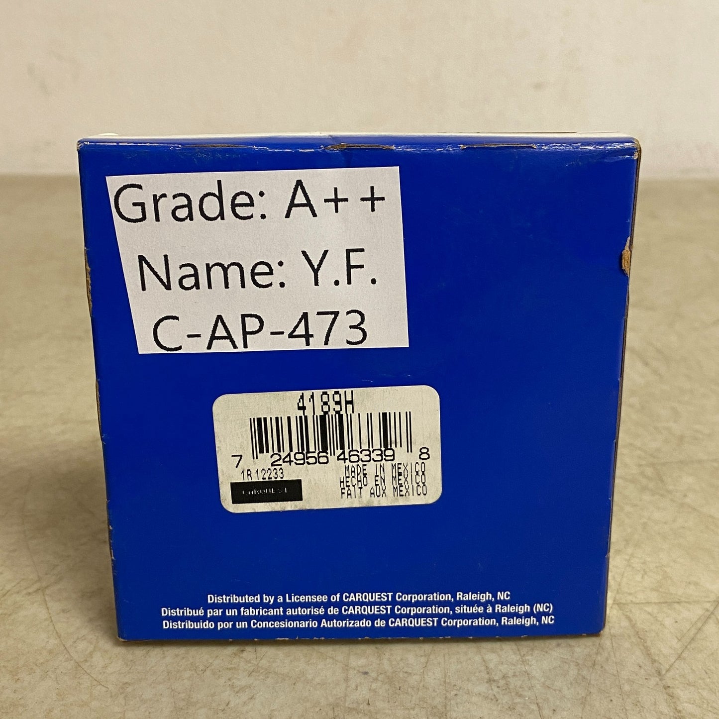 CARQUEST Torque Converter Input Shaft Seal Rubber 4189H