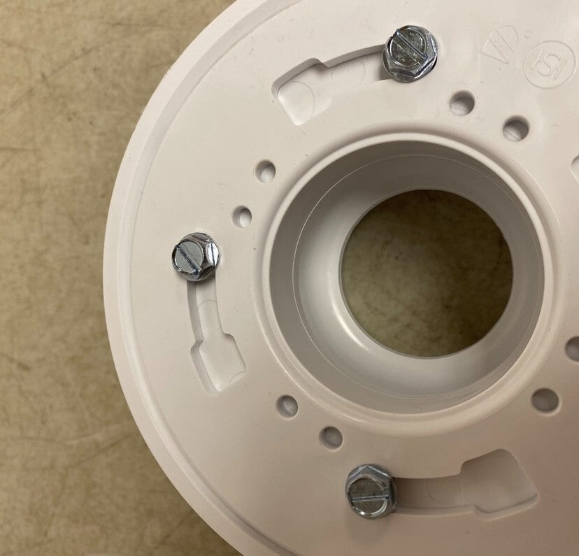 SIGNATURE HARDWARE PVC DRAIN FLANGE COUPLING MODEL: SH439001WH