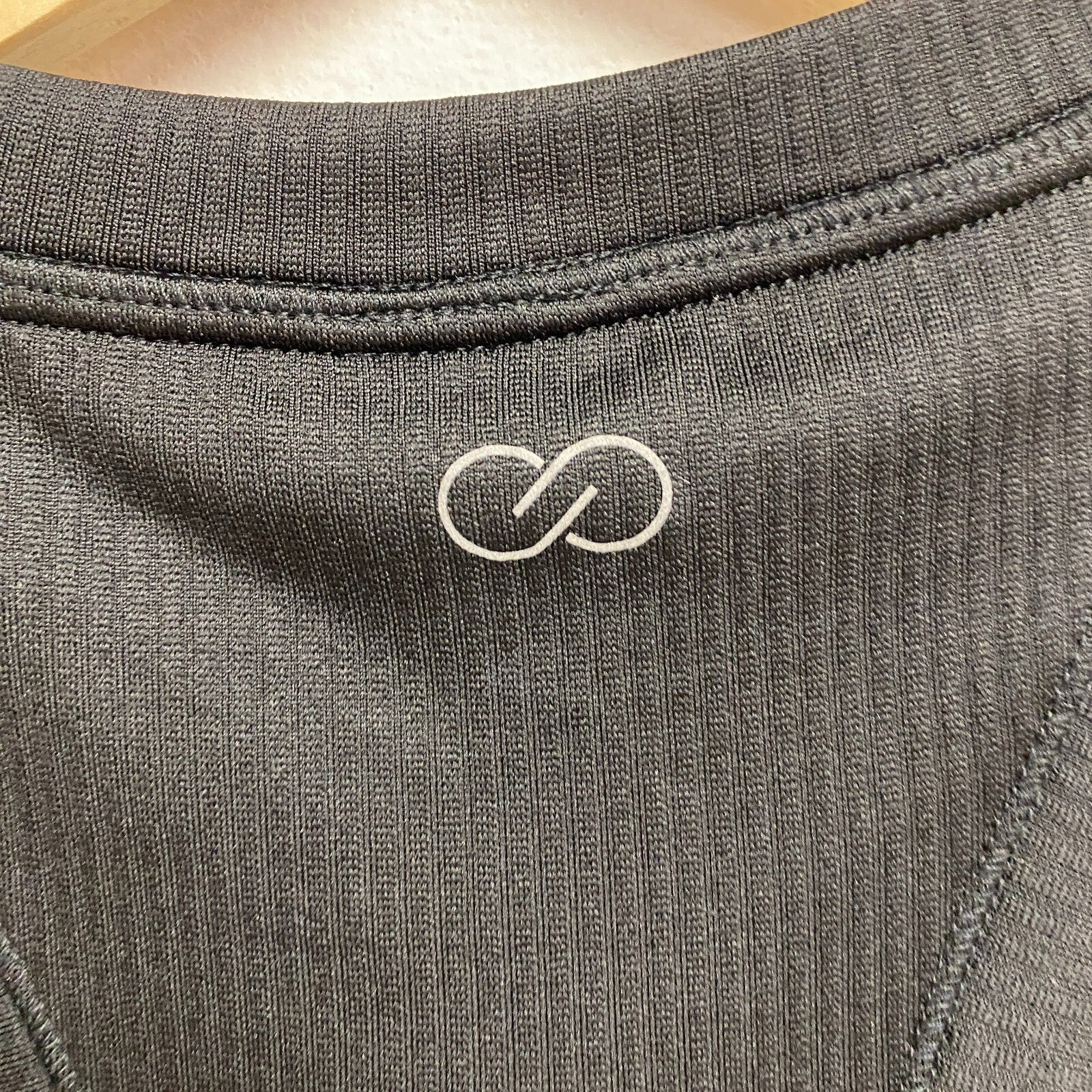 Calia Womens Rib Tank Pure Black Sleeveless Solid Stylish Trendy WAX11166