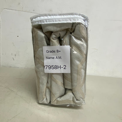 Eclipse Grommet Fleece Lined Insulating Curtain 50in x 108in Ambiance Lattice...