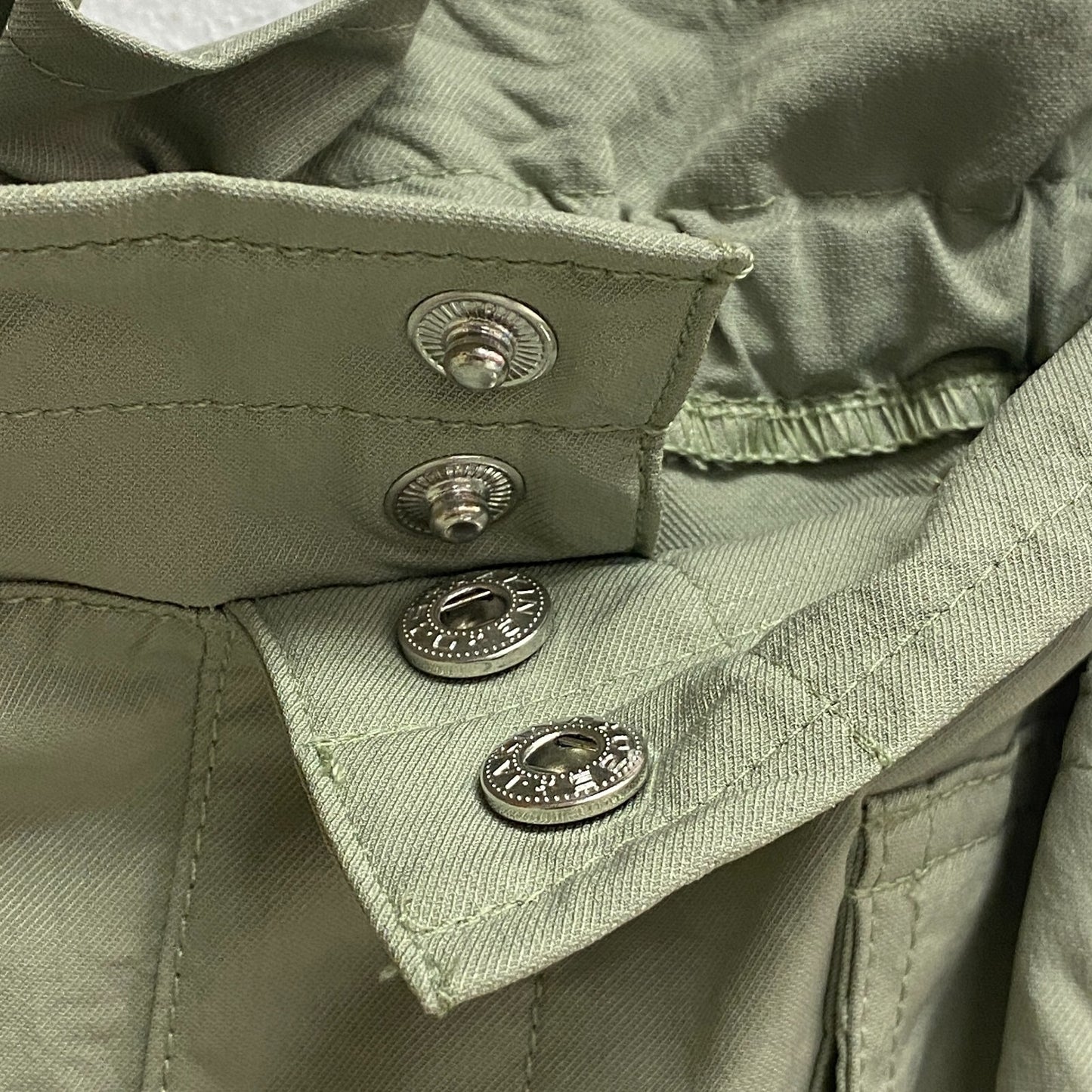 Calia Women Journey High Rise Relaxed Woven Paperbag Short Smudge Sage WAX12303