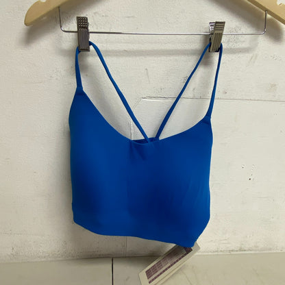 CALIA Women's Restore Strappy Back Bra Royal Blue Sleeveless Racerback WAX17372